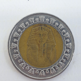 Монета 1 фунт  Тутанхамон» Египет.